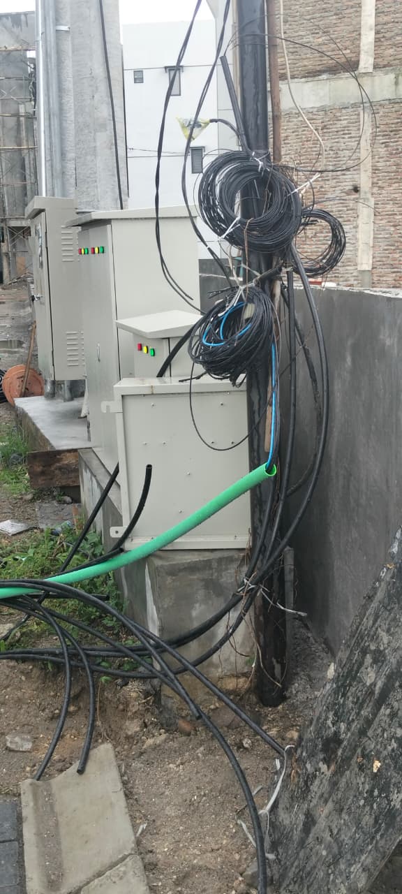Penarikan fiber optic bawah tanah untuk ISP — 1